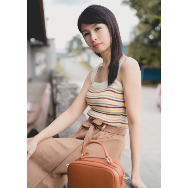 Striped Knitted Tank Top